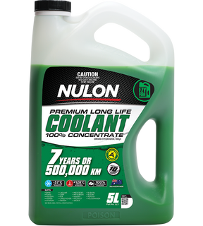 Green Premium Long Life Coolant 100% Concentrate - Nulon 5L