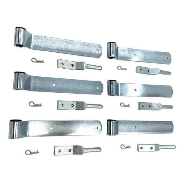 6 Pcs Zinc Plated Tray Side Board Hinge Utes Trailers 240mm Strap Nylon Bush For Ford For Toyota For Mitsubishi For Nissan LLC-002 - Machter