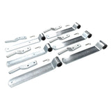 6 Pcs Zinc Plated Tray Side Board Hinge Utes Trailers 240mm Strap Nylon Bush For Ford For Toyota For Mitsubishi For Nissan LLC-002 - Machter