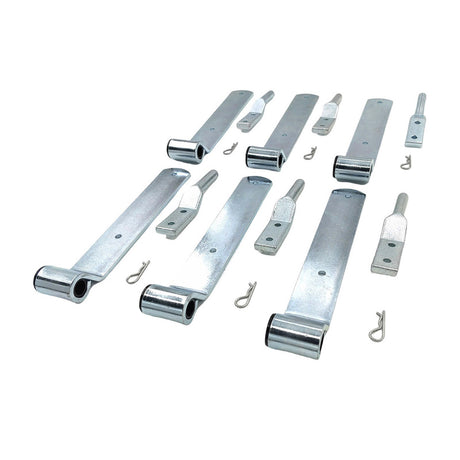6 Pieces Zinc Plated Tray Side Board Hinge Utes Trailers 240mm Strap Nylon Bush For Ford For Toyota For Mitsubishi For Nissan - Machter
