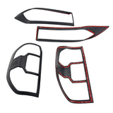 Matte Black Headlight & Tail Light Trim Covers Fit For LDV T60 2017-2021 LLC-LDV001 - Machter