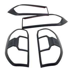 Matte Black Headlight & Tail Light Trim Covers Fit For LDV T60 2017-2021 LLC-LDV001 - Machter