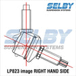 Stabilizer Bar Link Fits Commodore VE-VF Right Hand Side Front LP823 - Selby