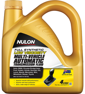 Full Synthetic Multi-Vehicle Automatic Transmission Fluid - Nulon 4L