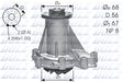 Mercedes-Benz Benz OM602 Water Pump M176DZ - Austral | Universal Auto Spares