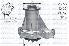 Mercedes-Benz Benz OM602 Water Pump M176DZ - Austral | Universal Auto Spares