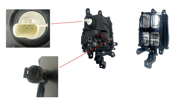 Front Fog Light (LHS) Mitsubishi ASX XD 2019 - 2024 MBAS - FOL - 12L - Sterling Parts - Fog Lights - Sterling Parts