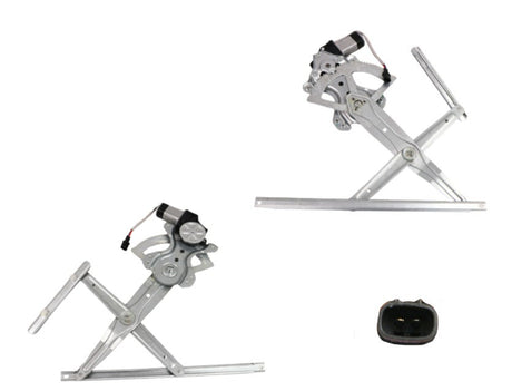 Front Window Regulator LHS (2-Pin, With Motor) Mitsubishi Outlander ZJ/ZK/ZL 11 2012 - 07/2021 MBOL-WIR-07L - Sterling Parts