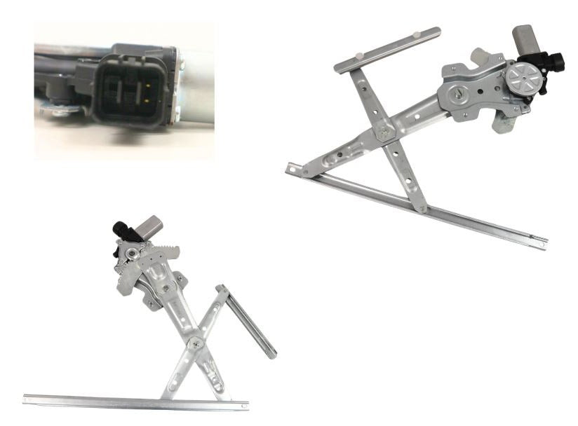 Rear Window Regulator LHS (2 - Pin, With Motor) Mitsubishi Outlander ZJ ZK ZL 11 2012 - 07/2021 MBOL - WIR - 09L - Sterling Parts - Window Regulators & Winders - Sterling Parts