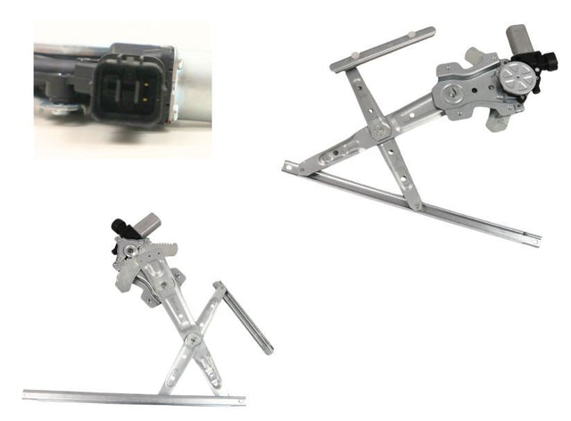 Rear Window Regulator LHS (2 - Pin, With Motor) Mitsubishi Outlander ZJ ZK ZL 11 2012 - 07/2021 MBOL - WIR - 09L - Sterling Parts - Window Regulators & Winders - Sterling Parts
