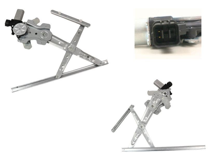 Rear Window Regulator RHS (2 - Pin, With Motor) Mitsubishi Outlander ZJ ZK ZL 11 2012 - 07/2021 MBOL - WIR - 09R - Sterling Parts - Window Regulators & Winders - Sterling Parts
