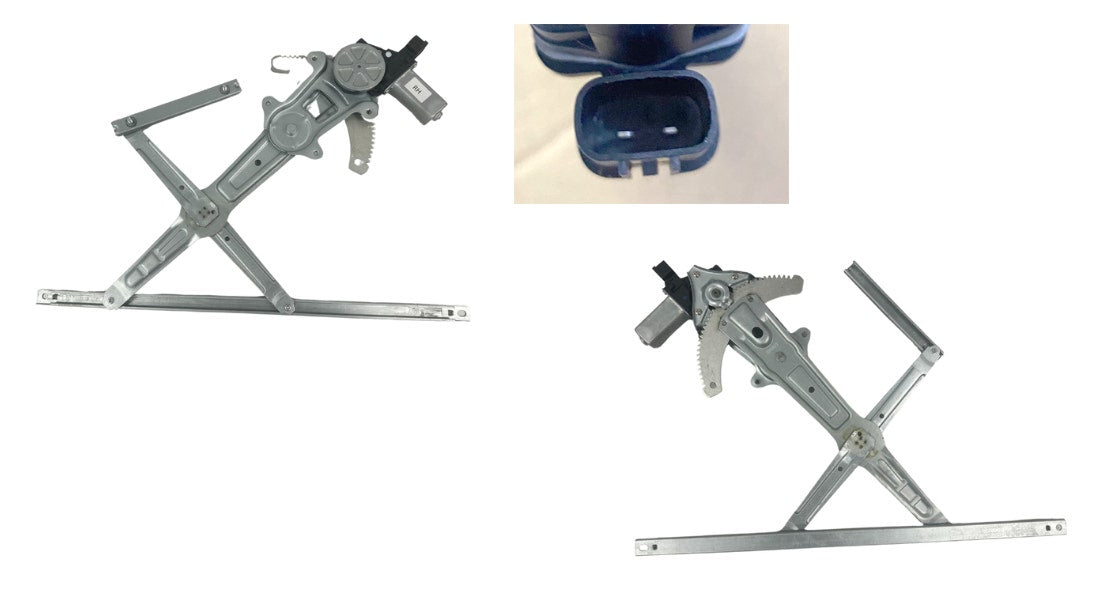 Front Window Regulator LHS (2 - Pin, With Motor) Mitsubishi Triton MQ/MR 2D/4D 01/2015 - 11/2023 MBTT - WIR - 63L - Sterling Parts - Window Regulators & Winders - Sterling Parts