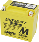 Motorcycle Battery AGM Drycell 12V 100CCA Quadflex Technology MBTZ7S - Motobatt
