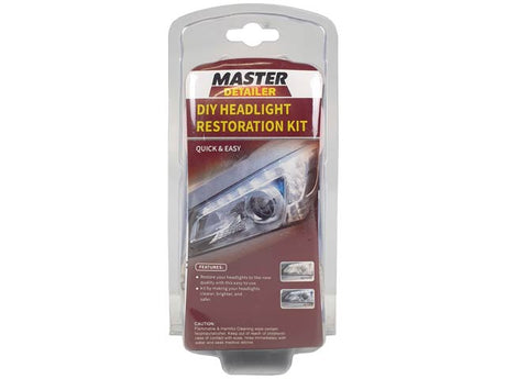 DIY Headlight Restoration Kit - Master Detailer | Universal Auto Spares