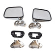 Manual Door Mirror LH+RH Fit For Toyota Hilux 1988-2005 Chrome Pair MDM-TA005 - Machter