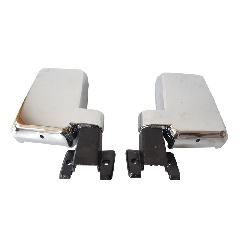 Door Mirrors L+R Large Fit For Toyota Landcruiser 60 Series 1980-1990 Chrome MDM-TA006 - Machter