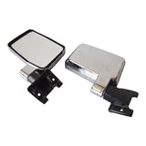 Door Mirrors L+R Large Fit For Toyota Landcruiser 60 Series 1980-1990 Chrome MDM-TA006 - Machter