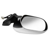 3 Pins Door Mirror Assembly Left Hand Side Chrome Cover Fit For Toyota Prado 120 Series 2002-2009 MDM-TA010L - Machter