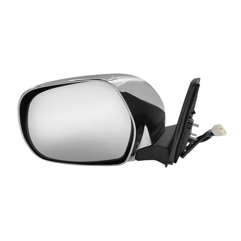 3 Pins Door Mirror Assembly Left Hand Side Chrome Cover Fit For Toyota Prado 120 Series 2002-2009 MDM-TA010L - Machter