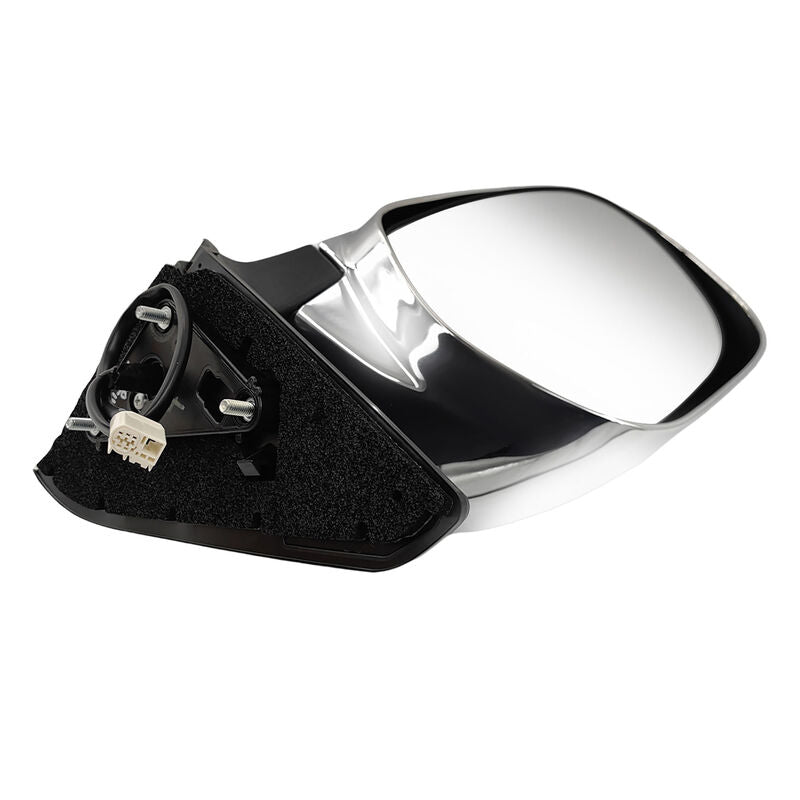 3 Pins Door Mirror Assembly Left Hand Side Chrome Cover Fit For Toyota Prado 120 Series 2002-2009 MDM-TA010L - Machter