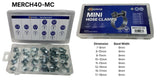 Mini Hose Clamps (40PCS) MERCH40-MC - Exelclamp | Universal Auto Spares