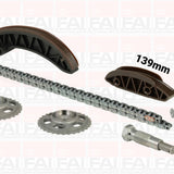 Timing Chain Kit Mercedes 1.8/2.2L DOHC 16V CRD METK8 - FAI