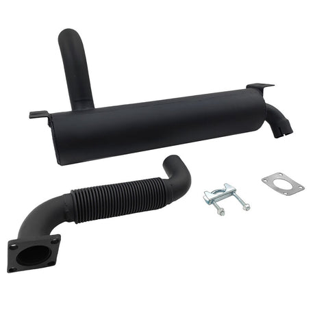 Muffler & Flex Exhaust Pipe Set Fit For Bobcat Skid Steer Loaders S150 S160 S175 S185 S205 For Bobcat Track Loaders T180 T190 6683915 7107449 MFE-BOB004 - Machter