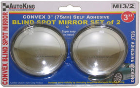 Spot Mirror 3" Round Self Adhesive Set Of 2 - AUTOKING