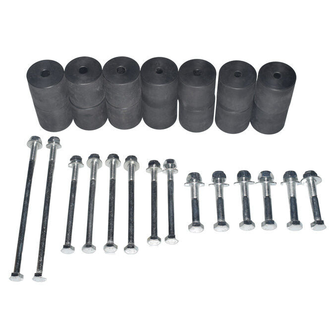 2" Inch 50MM Body Lift Fit For Holden Rodeo RA 4WD Dual & Extra Cab 2003-2008 MJL-BLK-HLNXX2 - Machter