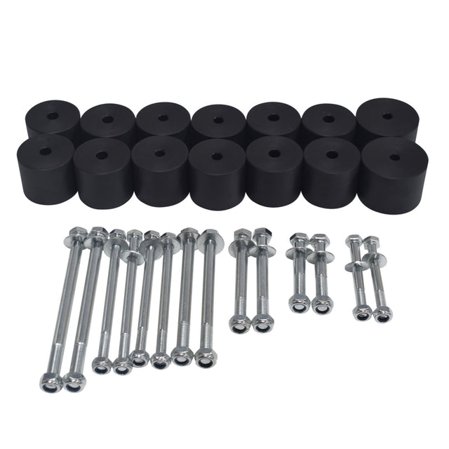 50mm 2" inch Body Lift Kit Bolts Blocks Fit For Nissan Navara D22 Dual Cab Tray Tub MJL-BLK-NSXX1 - Machter