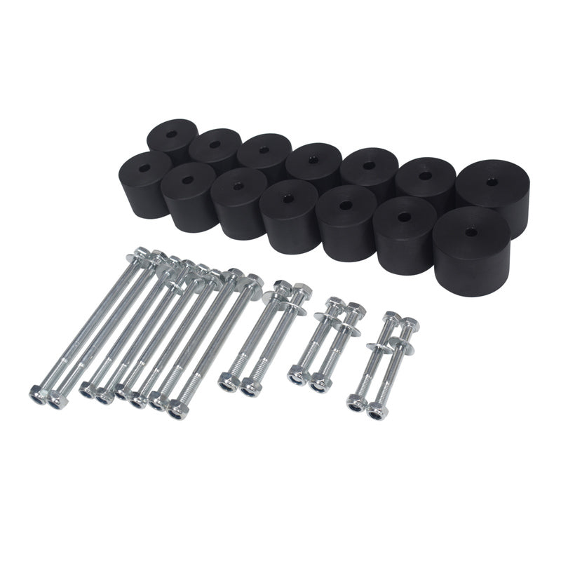 50mm 2" inch Body Lift Kit Bolts Blocks Fit For Nissan Navara D22 Dual Cab Tray Tub MJL-BLK-NSXX1 - Machter