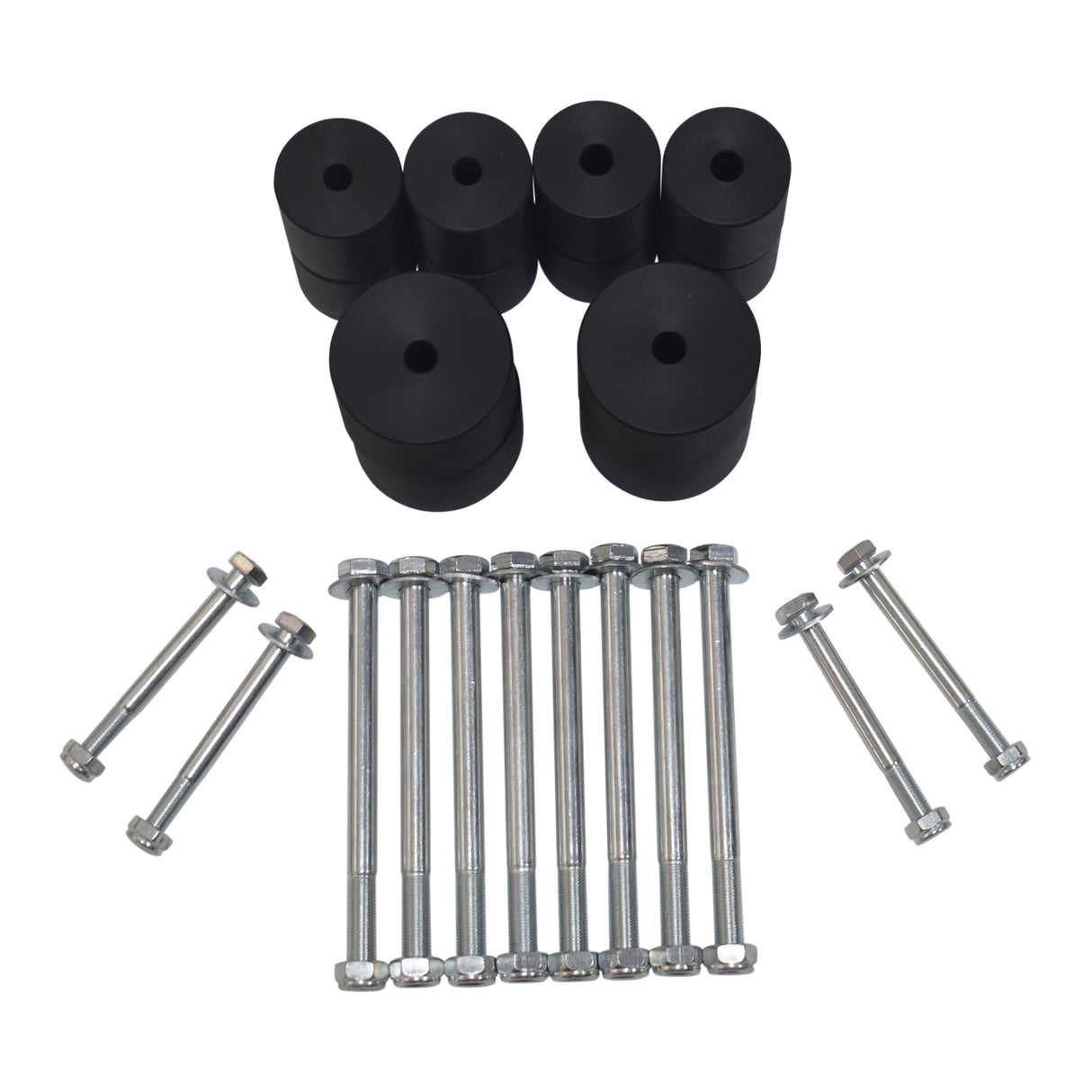 4X4 2" INCH (50MM) Body Lift Kit 4WD Dual Cab Fit For Nissan Navara D40 STX MJL-BLK-NSXX2 - Machter
