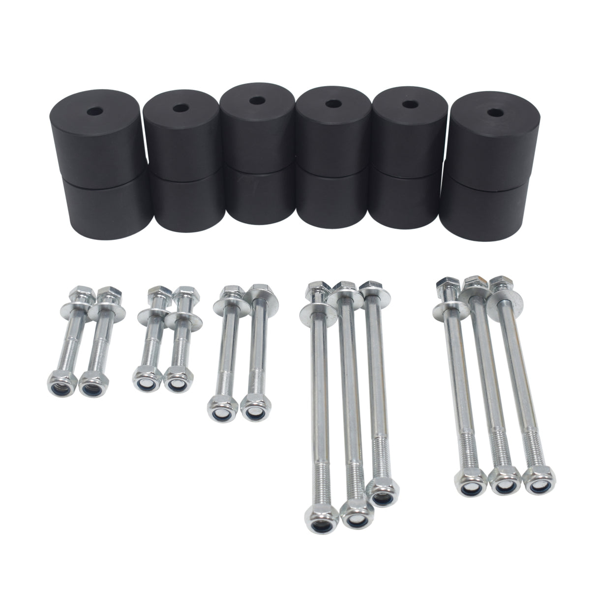 2" INCH (50MM) Body Lift Kit Fit For Toyota Hilux 4X4 2005 TO 2013 4WD DUAL CAB MJL-BLK-TAXX1 - Machter