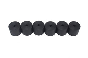 Universal 1'' Polyethylene Body Lift Blocks (70mm Dia x 25mm High x 10mm Holes) MJL-BLK-XX4 - Machter