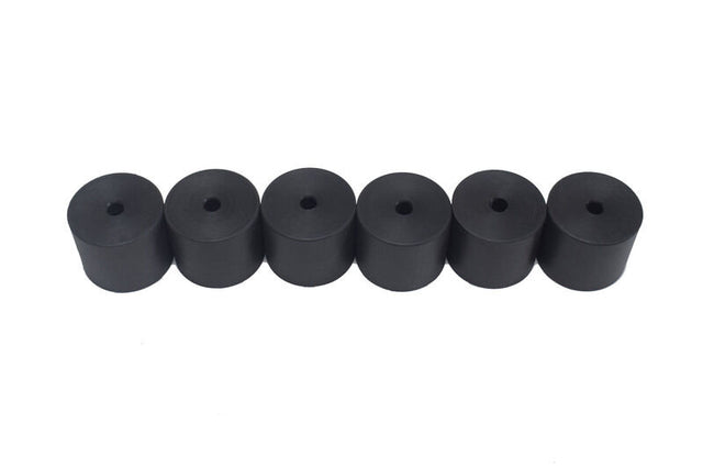 Universal 1'' Polyethylene Body Lift Blocks (70mm Dia x 25mm High x 10mm Holes) MJL-BLK-XX4 - Machter