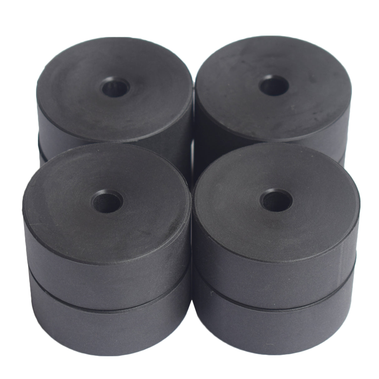 8 Pcs Universal 1'' Polyethylene Body Lift Block 70mm Dia x 25mm High x 10mm Hole MJL-BLK-XX5 - Machter