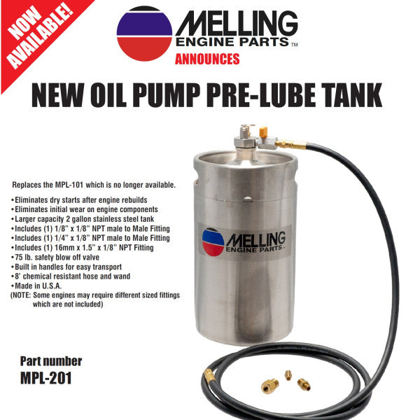 Pre Lube Kit S ENGINE PRE LUBE KIT MPL-201 - MELLING