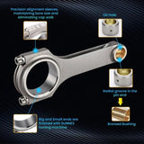 MAX PEEDING RODS 4340 EN24 Connecting Rods Fit For Subaru Forester Impreza Legacy EJ20 EJ25 WRX Sti MPR-CR-SB001 - Machter