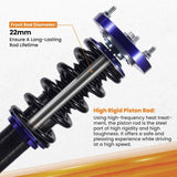 MAX PEEDING RODS 24Ways Adjustable Coilover Fit For BMW E46 320i 323i 325i 328i 330i Shock Absorber MPR-SA-BMW001 - Machter