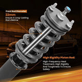 MAX PEEDING RODS 24 Levels Adjustable Coilover Fit For Honda Civic EC ED EE EF Lowering Kit 1988-1991 MPR-SA-HD001 - Machter