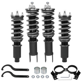 MAX PEEDING RODS 24 Levels Adjustable Coilover Fit For Honda Civic EC ED EE EF Lowering Kit 1988-1991 MPR-SA-HD001 - Machter