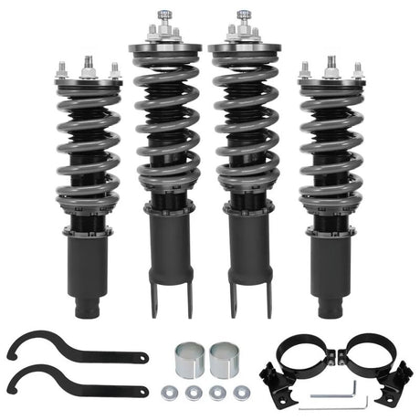 MAX PEEDING RODS 24 Levels Adjustable Coilover Fit For Honda Civic EC ED EE EF Lowering Kit 1988-1991 MPR-SA-HD001 - Machter