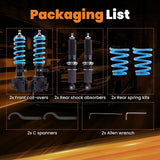 MAX PEEDING RODS T6 Series Coilover 24Levels Damping Fit For Holden Commodore VE Ute 2006-2013 MPR-SC-HLN001 - Machter