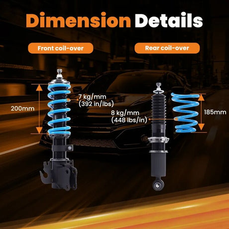 MAX PEEDING RODS T6 Series Coilover 24Levels Damping Fit For Holden Commodore VE Ute 2006-2013 MPR-SC-HLN001 - Machter