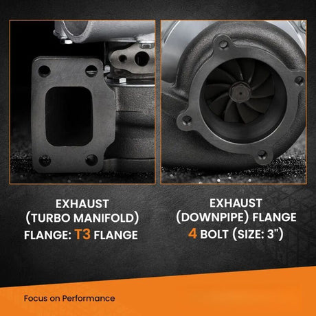 MAX PEEDING RODS Anti-Surge Compressor Turbocharger Bearing Up To 600HP For GT35 GT3582 Turbo Fit For Charger T3 AR.70/63 MPR-TBCM-UN002 - Machter