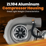 MAX PEEDING RODS Universal Billet Turbocharger T3 Flange V-Band For 1.5-2.5L 4/6 Cyl 420HP MPR-TBCM-UN003 - Machter