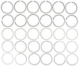 Jeep 3.7L Ekg Ring Set MR636 STD - Austral | Universal Auto Spares