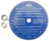 7" Cam Degree Wheel Blue Universal MRG1570 - Mr Gasket - Engine & Timing Tools - Mr Gasket