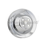 Chrome W/P Pulley - DBL GRV Chev SB Short Water Pump MRG4971 - Mr Gasket - Pulleys - Mr Gasket