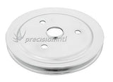 Chrome Crank Pulley - SGL GRV Chev SB Short Water Pump MRG4972 - Mr Gasket - Pulleys - Mr Gasket
